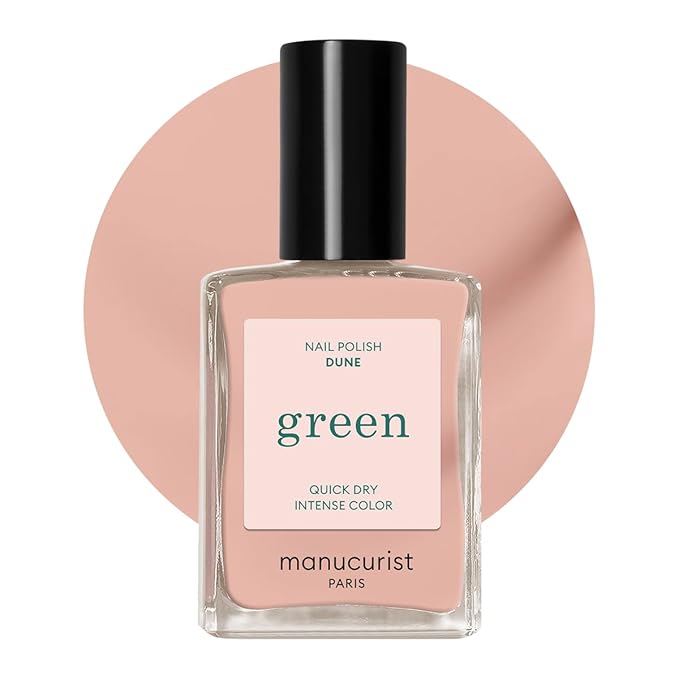 Manucurist Green Nail Polish - Dune (Sandy Beige) - Classic - Professional Manicure Effect Polish - Nail Polish - 15ml