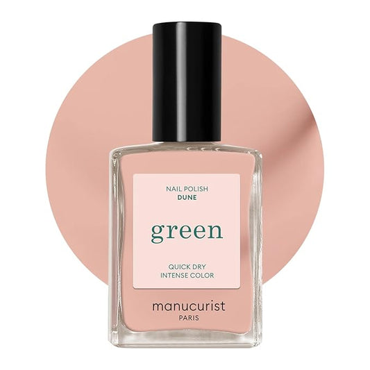 Manucurist Green Nail Polish - Dune (Sandy Beige) - Classic - Professional Manicure Effect Polish - Nail Polish - 15ml