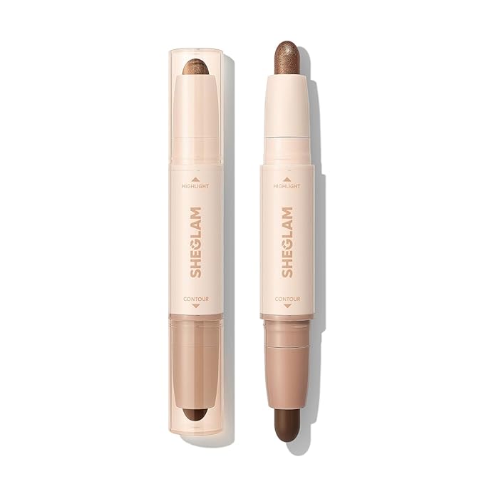 SHEGLAM 2-in-1 Contour & Highlight Stick Cream Waterproof Contour Stick-Cedar