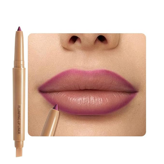 Waterproof Matte Lip Liner Pencil with Silicone Smudger – Long-Lasting Retractable Velvet Crayon, Define & Sculpt Lips, Vegan & Cruelty-Free, Perfect for Work, Date, Party & Travel (03#, pack of 1)