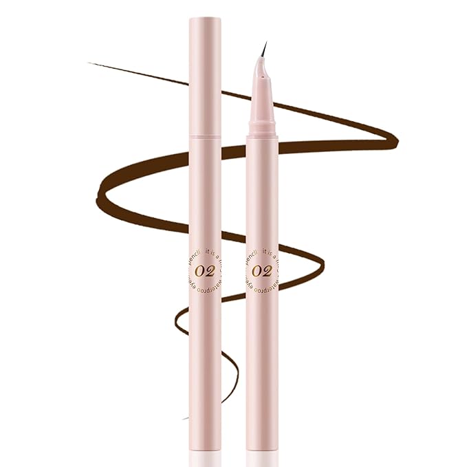 Boobeen Liquid Eyeliner Pen, Matte Eye Liner with Precision Tip, Long Lasting Eyeliner Pencil for Bold Eye Makeup, Glides on Smoothly