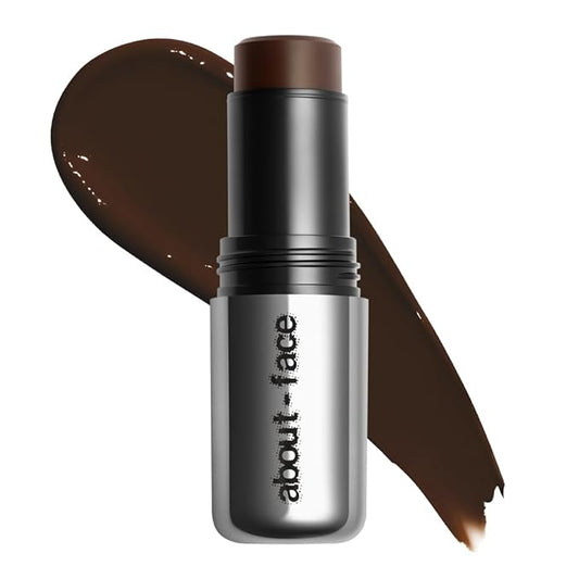 about-face Beach Freak Bronzer Stick Beach Baby– Ultra-Creamy, Vegan Bronzer & Contour Stick with Skincare Benefits – Dewy Finish – Hydrating Formula with Daikon Seed Extract – Medium/Deep