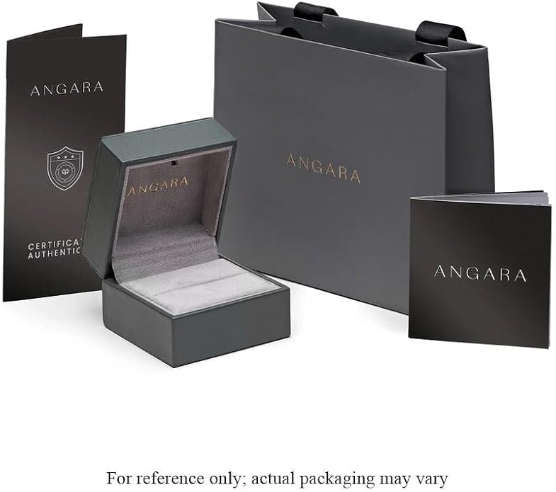 ANGARA Natural Tanzanite Earrings for Women | Tanzanite and Diamond Leverback Drop Earrings in 14K Solid Gold/Platinum | December Birthday, Anniversary, Gemstone Jewellery Gift