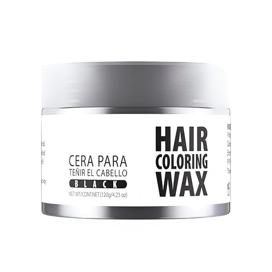 Gowwim Hair Wax Color, Temporary Hair Dye Color Wax Natural Hold & Non - Greasy for Women & Men 4.23 Oz Black