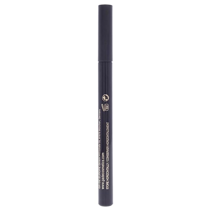 GA-DE High Precision Eye Liner Stylo Intense - Long-lasting Liquid Eyeliner - Ideal for Cat Eye Look - Waterproof and Smudge Proof - Black - 0.057 oz