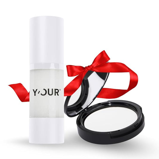 Y'OUR Makeup Setting Duo | Oil Control & Pore-minimizing | Airbrushed & Flawless Finish | Lightweight & Long-Lasting Makeup Base