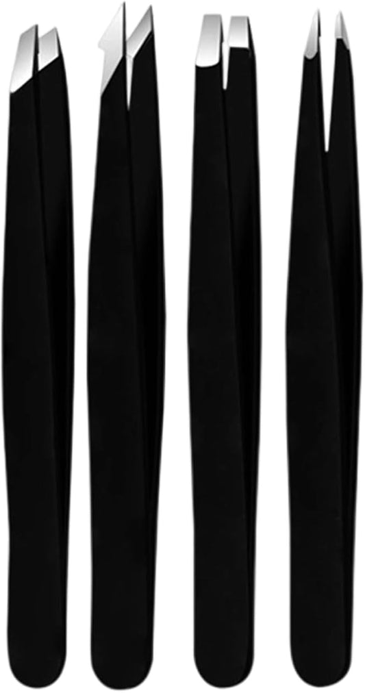 Tweezer Set Professional Stainless Steel Tweezers For Eyebrow Precisions For Facials Hair Splinters Ingrown Hair Removal Eyebrow Tweezers