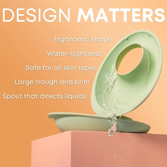 LiquiBands Face Washing Wristbands – No More Wet Sleeves with This Skincare Essential - Silicone Bands to Catch Water Drips – Stocking Stuffer for Girls & Women (Sage Green, 1 Pair)