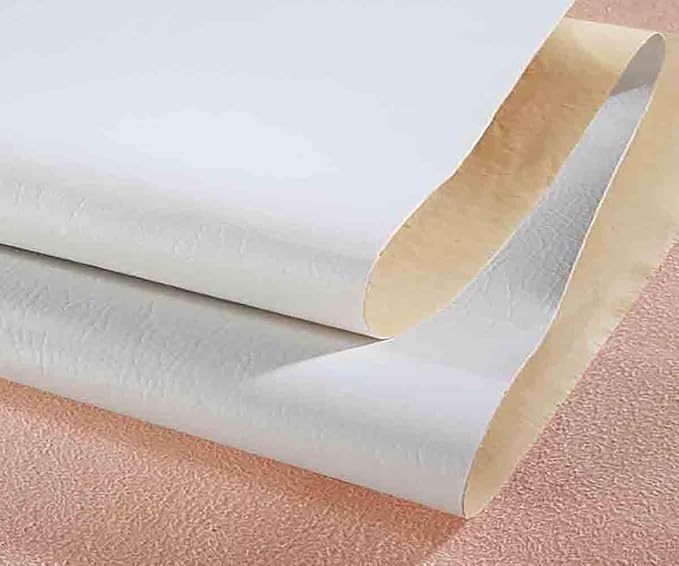 Leather Repair Patch,Self Adhesive Leather Repair Tape for Damaged Leather Furniture, Sofa Seating,Car Seats (White,19x4 inch)