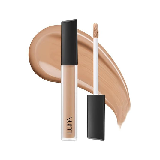 [NEW] AEKYUNGLUNA Long Lasting Tip Concealer 26C | Moisturizing Liquid Type | Full Coverage for Dark Circles, Fine Lines & Redness | Korean Makeup, 0.28 oz