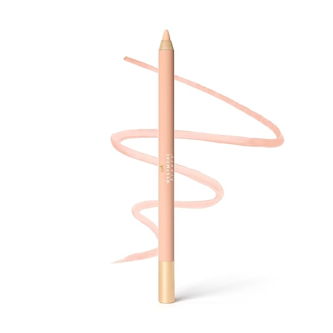 Westmore Beauty Lasting Effects Soft Glide Eyeliner – Waterproof & Smudge-Proof Precision Eyeliner Pencil – Long-Lasting Gel Formula for Easy Sharpening – Light Beige, 0.042 oz