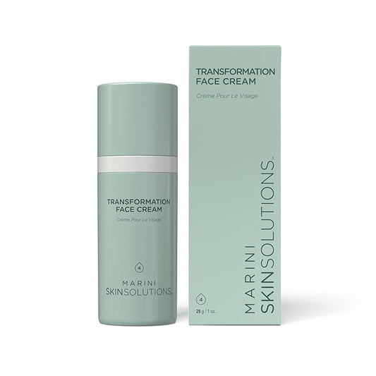 Marini SkinSolutions Transformation Face Cream - Advanced Moisturizer with Anti-Aging Peptides, Growth Factors & Hyaluronic Acid - Cruelty Free - Made in the USA - 1 oz
