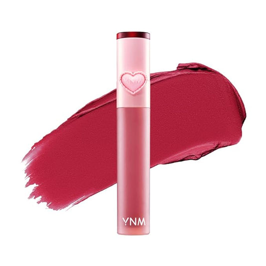 YNM Matte Veil Tint, Soft-Blur Finish, Silicone Lip Brush, K-Beauty, Matte, Moisturizing, Smudge-Proof, Long-Lasting Korean Lip Tint, 0.09 oz (Melting Veil)