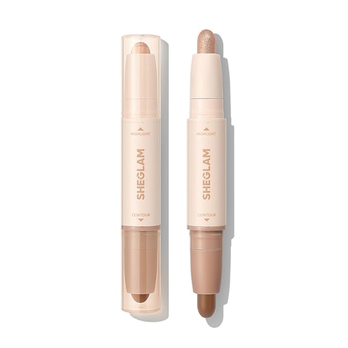 SHEGLAM 2-in-1 Contour & Highlight Stick Cream Waterproof Contour Stick-Brown Sugar