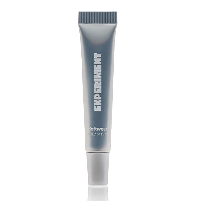Experiment Softwear Smoothing Lip Treatment Balm - 24hr Hydration with Squalane, Glycerin, & Pomegranate Sterols - Intensive Moisture & Repair for Extra Dry, Flaky Lips - Vegan Lip Balm, .34 FL OZ