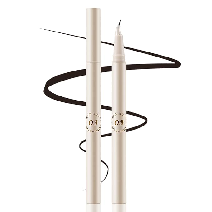 Boobeen Liquid Eyeliner Pen, Matte Eye Liner with Precision Tip, Long Lasting Eyeliner Pencil for Bold Eye Makeup, Glides on Smoothly