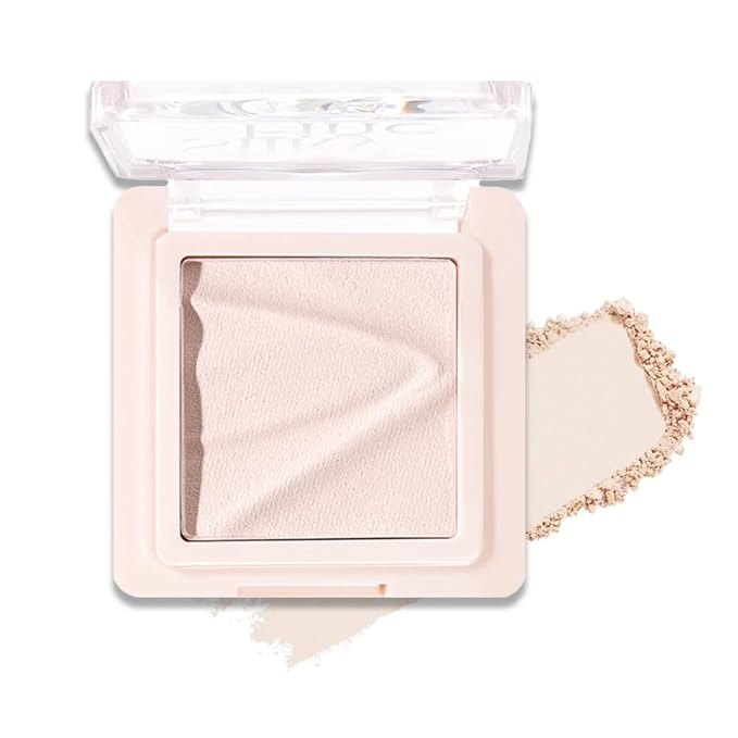 Contour & Highlighter Palette - Nude Pink Beige White Clear Natural Brightening, Non-Cakey Satin Finish for Flawless Sculpting (02# Nude Pink)