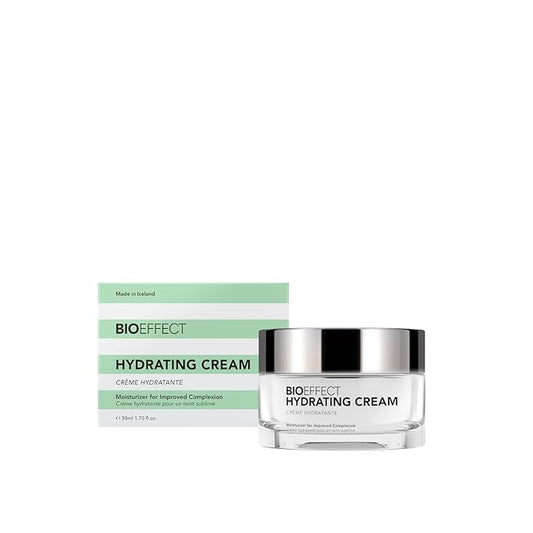 Bioeffect Hydrating Cream Moisturizer | Lightweight Oil-Free Water Cream with Pure Icelandic Water, Hyaluronic Acid & Vitamin E to Smooth & Plump Skin | Fragrance-Free, 50 mL / 1.7 oz