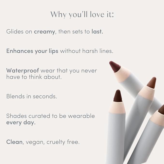 Ravie Beauty Soft Definition™ Longwear Lip Liner – Smudge-Resistant, Waterproof Precision Pencil for Effortless Shaping – Vegan & Cruelty-Free All-Day Wear Lip Definition (Fig)