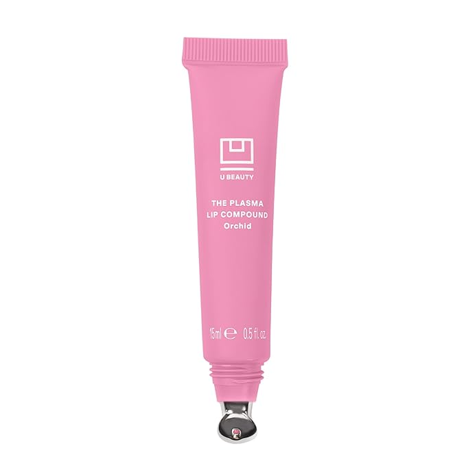 U Beauty The PLASMA Tinted Lip Compound - Anti-Aging & Anti-Wrinkle Lip Gloss, Hyaluronic Acid, Shea Butter & Peptides for Hydration & Plumping, Orchid - 15 mL