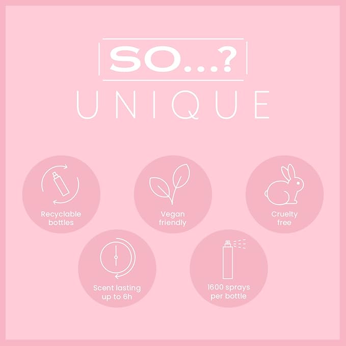So…? Unique Sweet Pea Body Mist - Perfect Gifts For Women - Vanilla Perfume With Floral, Fruity Notes And Musk - Ideal Perfume For Women - 5.1 oz
