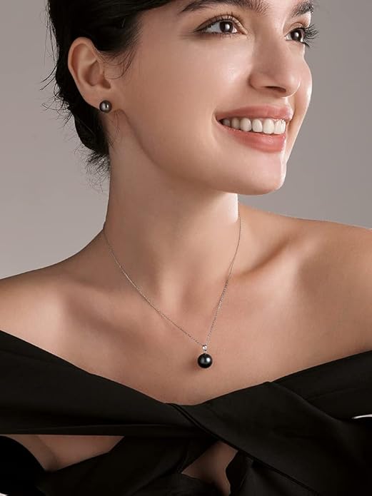 NONNYL Birthday Gifts Women Wife-Mothers Day Gifts for Mom-Gifts Anniversary Fine Jewelry, Tahitian Pearl Necklaces, Christmas Day Valentine's Day Gifts for Her