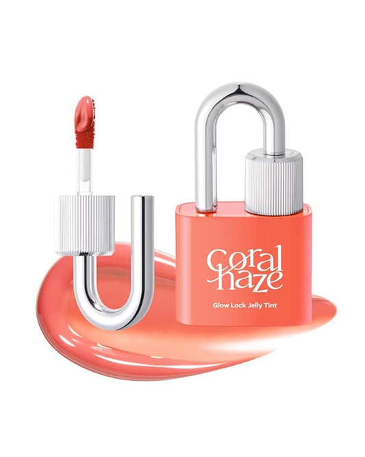 Glow Lock Jelly Tint 111 Shine, Hydrating Water Glow Lip Stain, Non-Sticky Juicy Gloss, Long Lasting Glass Shine & Dewy Finish, Lightweight Moisturizing Lip Care, Korean Makeup