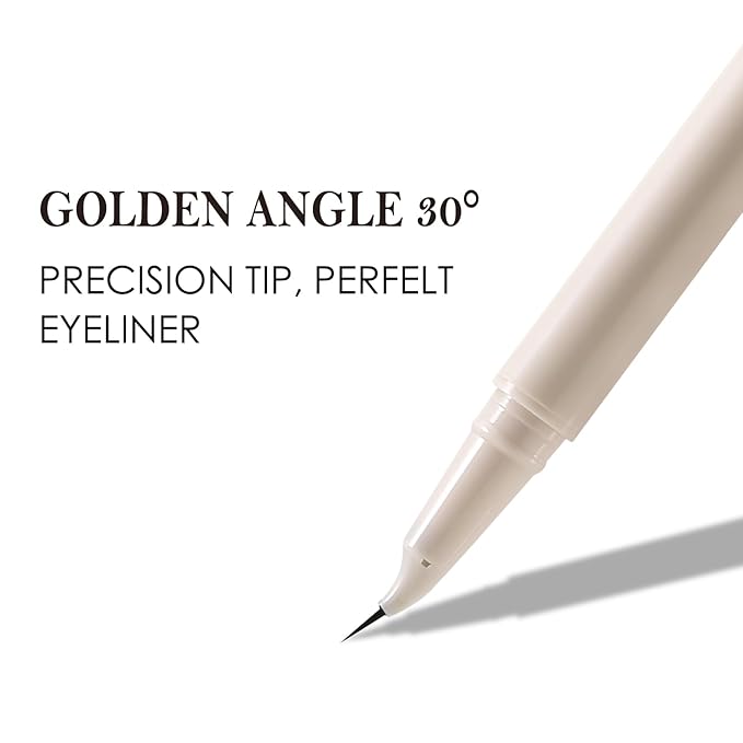 Boobeen Liquid Eyeliner Pen, Matte Eye Liner with Precision Tip, Long Lasting Eyeliner Pencil for Bold Eye Makeup, Glides on Smoothly