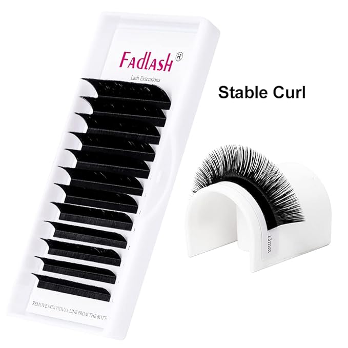 Eyelash Extensions L Curl 0.07 Easy Blooming Lash Extension Matte Rapid Volume Lash Extensions Flowering Easy Fan Volume Lashes (0.07-L, 8-14 Mixed)