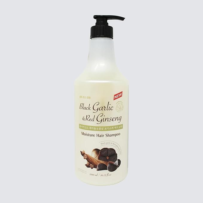 Pure-M Black Garlic & Red Ginseng Moisture Hair Shampoo 1500ml (50.72fl.oz)