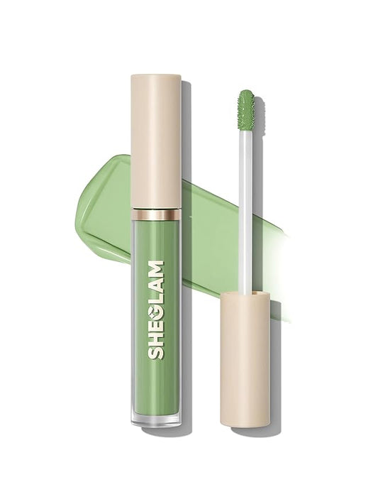 SHEGLAM Like Magic Color Correcting Concealer Corrector Liquid Concealer Long Lasting Brightening Full Coverage Weightless All-Day Hydrate Concealer-Green