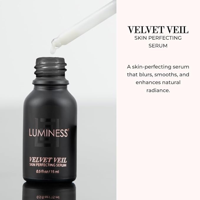 Luminess Velvet Veil - Hydrating Makeup Primer Serum - Pore Minimizer, Smooths Wrinkles and Fine Lines - Lightweight, Non-Greasy, Long-Lasting Make up Gripping Formula, For All Skin Types