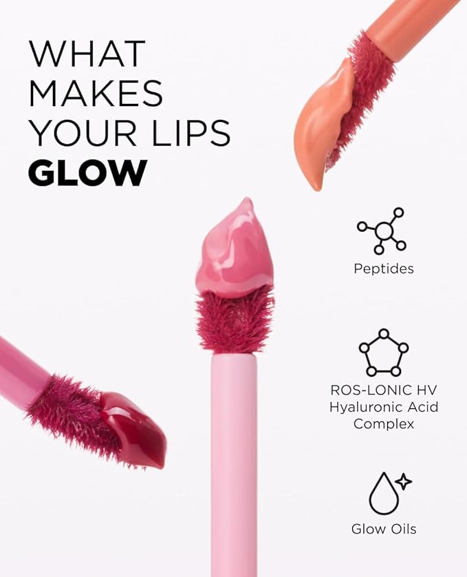 EITHER& Dewy Syrup Tint 08 – Cherrology | Vibrant & Fresh Color Lip Tint, All-Day Juicy Glow, Smudge-Proof, Hydrating, Long-Lasting, Non-Sticky Formula (4.3g)