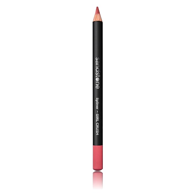Sandstone Scandinavia Hypoallergenic Lipliner - Smooth texture - Fragrance Free Lip Liner Pencil - Intense pigmentation and long lasting (Girl Crush, 0,04)