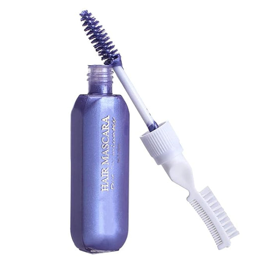 Temporary Hair Mascara Washable Temporary Hair Color Chalk Hair Dye Stick Non-toxic Instant Dye(Light Purple)