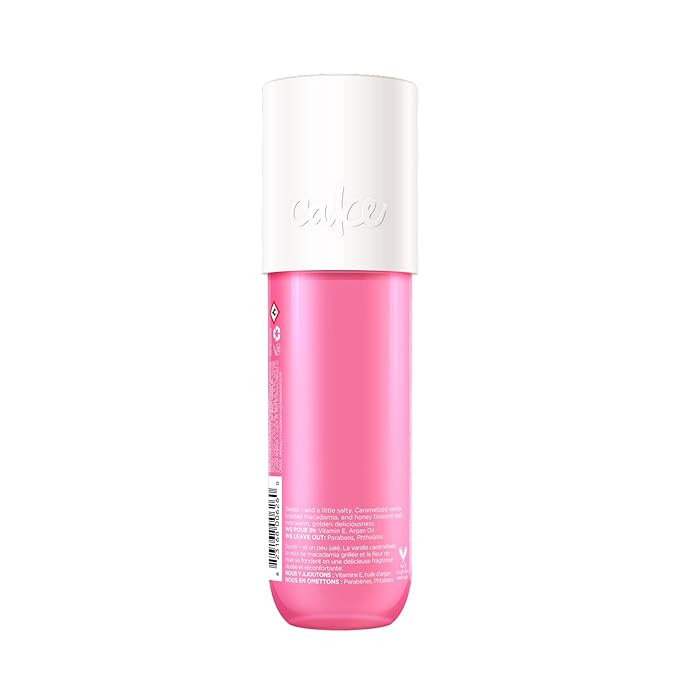 Cake Beauty Finishing Touch Hair and Body Mist, Toasted Vanilla & Macadamia Scent- Fine Fragrance Mist – Infused with Aloe and Argan Oil - 6.8 Fl Oz / 200 mL