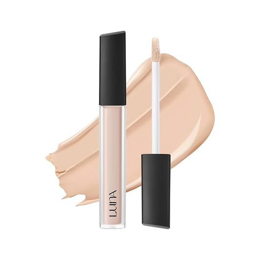 [NEW] AEKYUNGLUNA Long Lasting Tip Concealer 21C | Moisturizing Liquid Type | Full Coverage for Dark Circles, Fine Lines & Redness | Korean Makeup, 0.23 oz