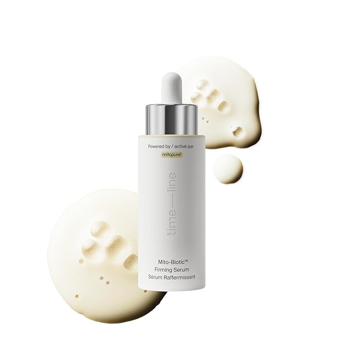 Timeline Mito-Biotic™ Firming Serum Anti-Aging Treatment With Antioxidants - Lifting, Brightening, Hydrating & Wrinkle Reducing For All Skin Types - 1 Fl Oz