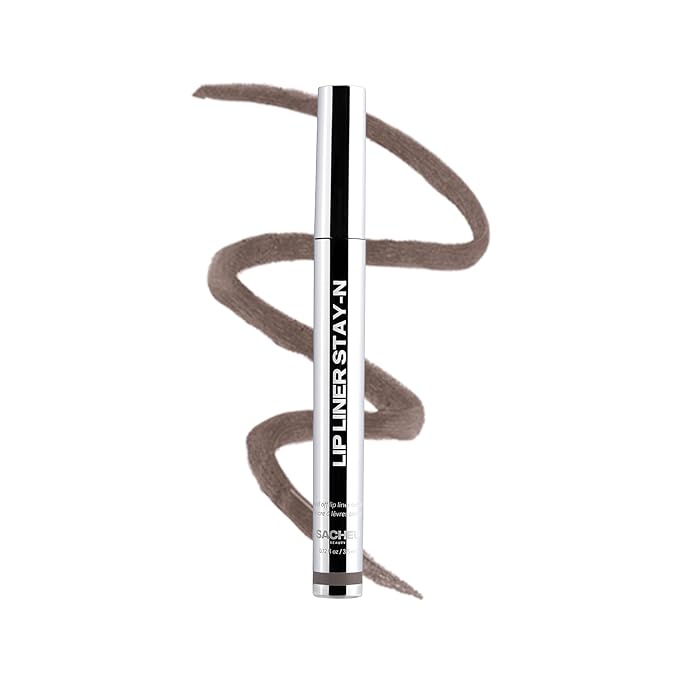 Sacheu Lip Liner STAY-N Peel Off Lip Stain — Long Lasting Waterproof Lip Tint with Hyaluronic Acid & Vitamin E — Transfer Proof Matte Finish, Vegan & Cruelty-Free (cLOVER)