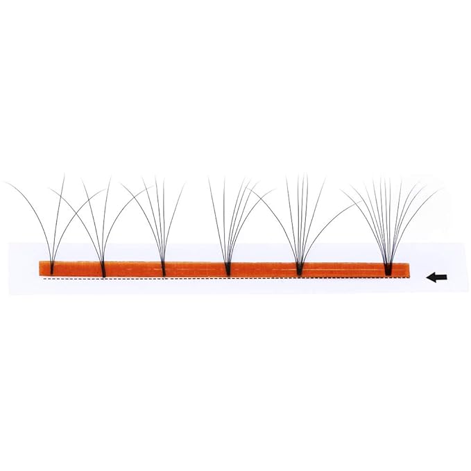 Lash Extension Easy Fan 0.03-0.10mm C D CC DD L Curl 8-30mm Length Volume Lash Extensions Self Fanning Eyelash Extensions Russian Lashes (0.03-CC, 20-25mm Mix)