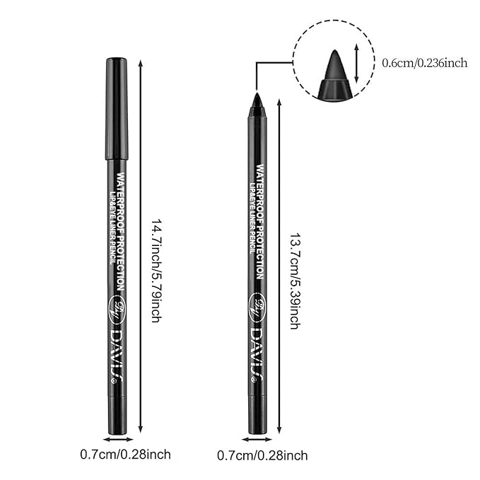 7 Colorful Eyeliner Pen Set, Eye Shadow Pencil, Pearl Eyeliner Kit Metallic Glitter Eye liner Pencil for Women Eye&Lip Liner Professional Eye Makeup Set Colorful Eye Color (7PCS D)