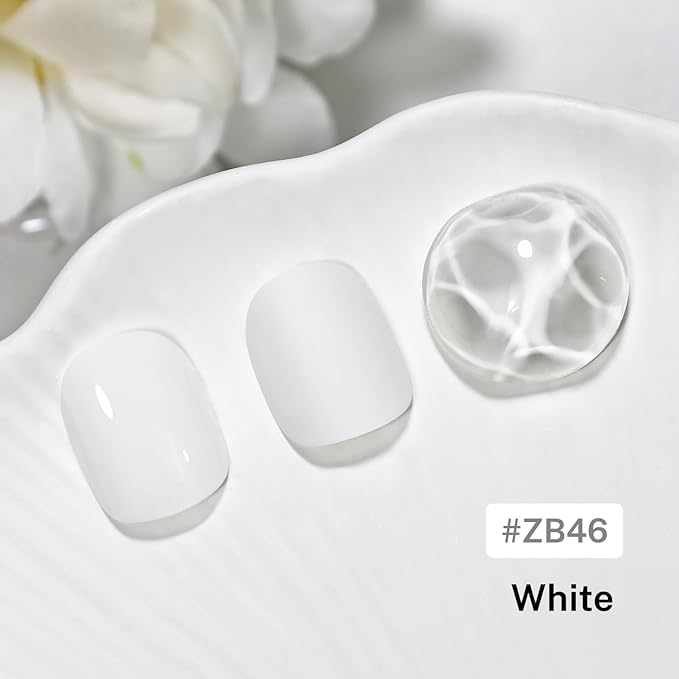OpenLive 16.5ml White Nail Polish Large Volume Quick Drying Nail Polish, Fast Drying and Long Lasting Color Nail Art DIY Home Manicure Gift for Women