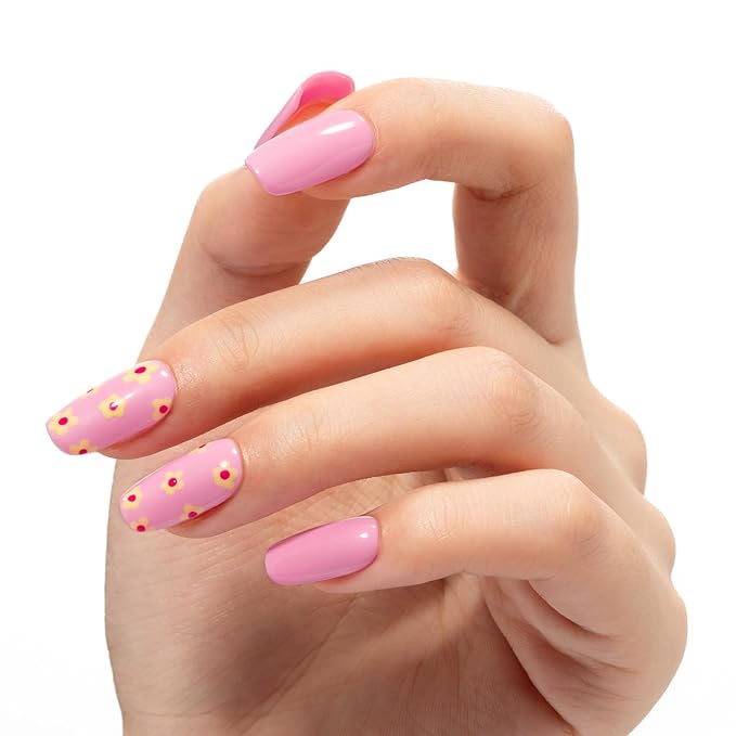 MAYCHAO 15ML Gel Nail Polish 1Pc Gel Polish Soak Off UV LED Nail Polish Nail Art Starter Manicure Salon DIY at Home, 0.5 OZ Pink