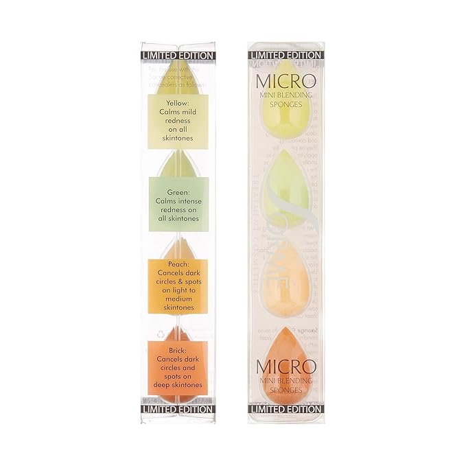 Sorme' Treatment Cosmetics 4 Pack Mini Sponges, 0.5 oz.