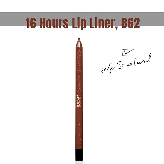 GA-DE Everlasting Lip Liner, 91 - Automatic Pencil with Retractable Tip - Smudge-Resistant - Enriched with Vitamin E and Antioxidants - 0.01 oz