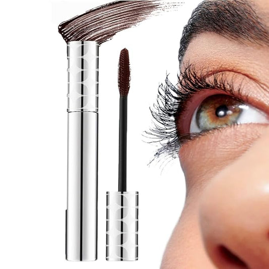 Mascara for Older Women 60 Plus, 2025 New Mascara Volume and Length for Mature Women with Thinning Lashes, Non Clumping Waterproof Long Wear (Brown)