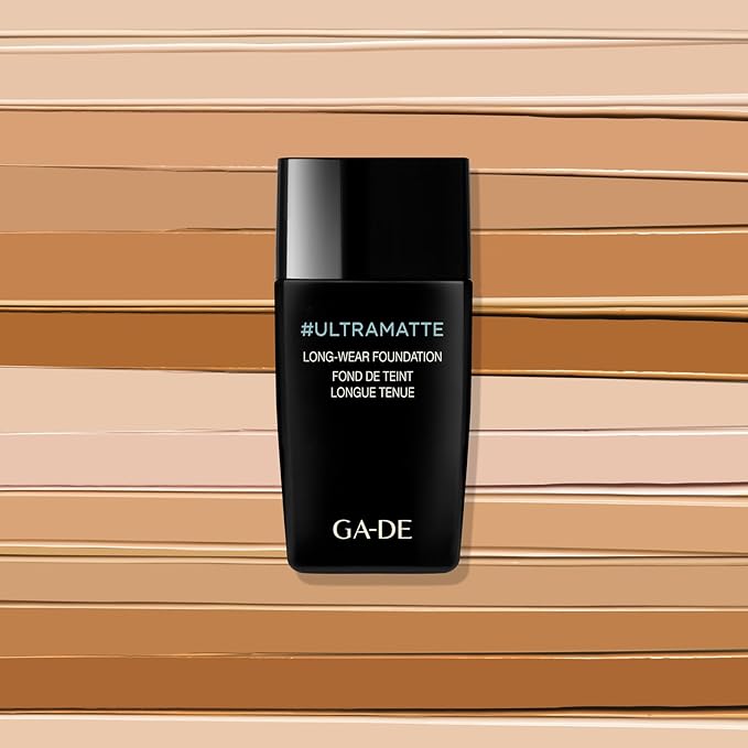 GA-DE Ultramate Long-Wear Foundation, 154 - Sweat-Resistant and No-Transfer Cream Foundation - Face Makeup for Flawless Ultra-Matte Finish - 1 oz