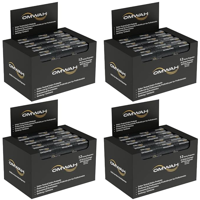 Omwah Neck Strips (Case of 4 Cartons- 2,880 Strips)
