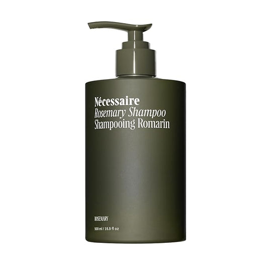 Nécessaire Rosemary Shampoo With Pump | Multi-Protein Strengthening Shampoo For Thinning Hair. For Women + Men. Good For All Hair Types/Textures. Color-Safe. 500 ml / 16.9 oz