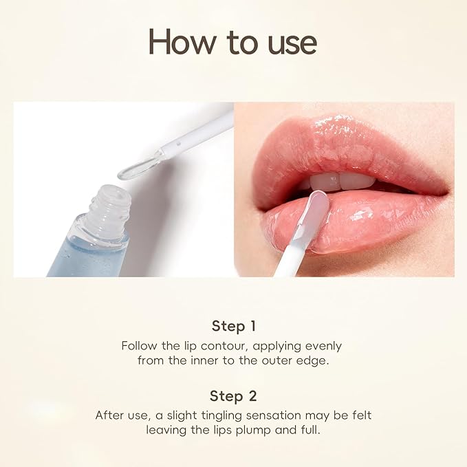 KISSIO PLUMP Lip Plumper,0.3 fl oz (9 ml),Maximum Plump with Ginger and Peptides,Extreme Lip Plumper,Hydrating and Plumping,Lips Lines Care,Lips Gloss,Proficient